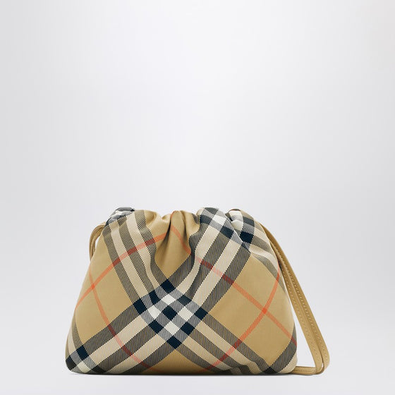 Burberry Beige soft bag Check pattern