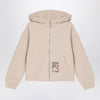 Burberry Light beige zipped sweatshirt