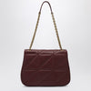 Saint Laurent Medium Jamie 4.3 bag in leather Dark Burgundy