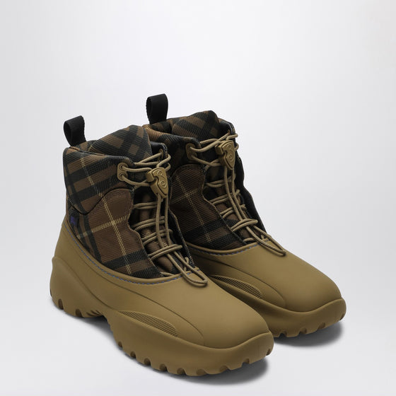 Burberry Scoot Trek ankle boot with Check pattern