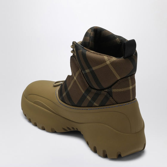 Burberry Scoot Trek ankle boot with Check pattern