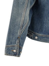 Alexander McQueen Suede Denim Jacket