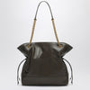 Saint Laurent Brown leather shopping bag Jamie