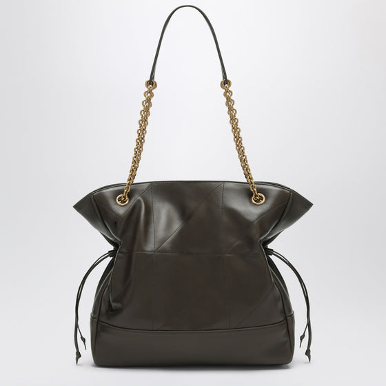 Saint Laurent Brown leather shopping bag Jamie