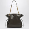Saint Laurent Brown leather shopping bag Jamie