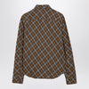 Burberry Oxid-coloured Check cotton shirt