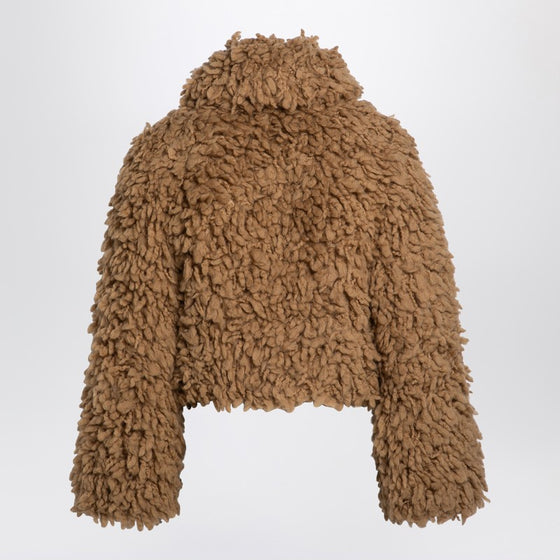 Burberry Beige wool-blend short jacket