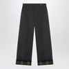 Burberry Ash coloured trousers with lapels