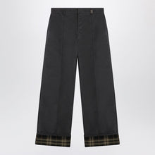  Burberry Ash coloured trousers with lapels