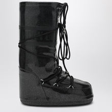  Moon Boot Black Icon Glitter boots
