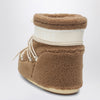 Moon Boot Icon Low boot in camel teddy fabric