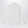Burberry White stretch cotton shirt with EKD