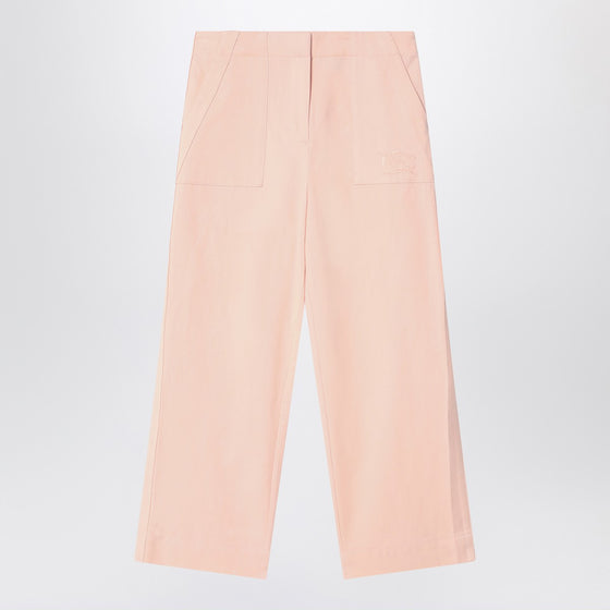 Burberry Light pink pants in cotton blend