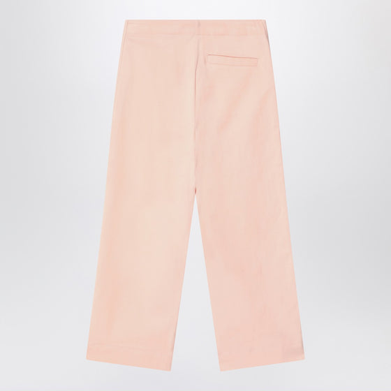 Burberry Light pink pants in cotton blend