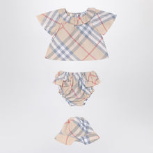  Burberry Set of three pieces light beige with pattern