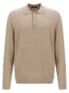Zanone Cashmere Wool Polo Shirt