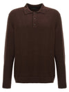 Zanone Cashmere Wool Polo Shirt