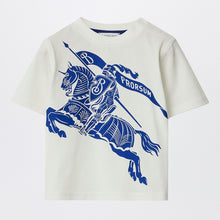  Burberry White cotton T-shirt with EKD