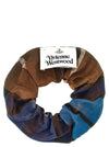 Vivienne Westwood Fraser Small Tartan Hair Elastic