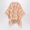 Burberry Check pattern wool and cashmere cape