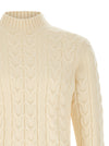 Zanone Braided Turtleneck Sweater