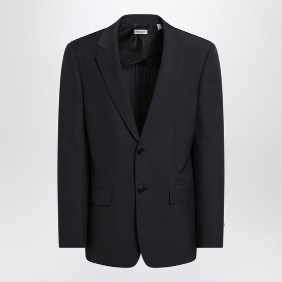Burberry Navy blue wool blend jacket