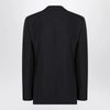 Burberry Navy blue wool blend jacket