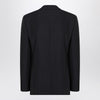 Burberry Navy blue wool blend jacket