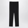 Burberry Classic navy blue wool blend trousers