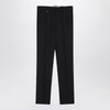 Burberry Classic navy blue wool blend trousers