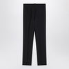 Burberry Classic navy blue wool blend trousers