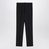 Burberry Classic navy blue wool blend trousers