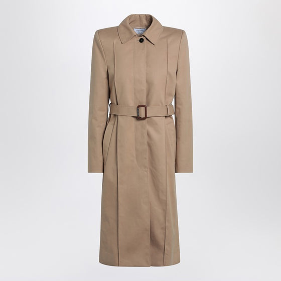 Alexander McQueen Beige trench coat with belt