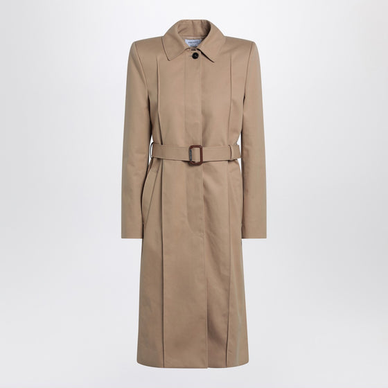 Alexander McQueen Beige trench coat with belt