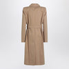 Alexander McQueen Beige trench coat with belt