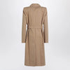 Alexander McQueen Beige trench coat with belt