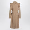 Alexander McQueen Beige trench coat with belt