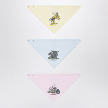  Burberry Set of three coloured cotton bibs