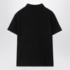 Burberry Black cotton piqué polo shirt