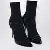 Balenciaga Avenue Sock black sandal in patent leather and mesh