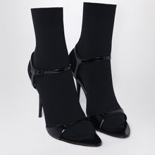  Balenciaga Avenue Sock black sandal in patent leather and mesh