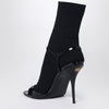 Balenciaga Avenue Sock black sandal in patent leather and mesh