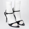 Balenciaga Avenue Sock black sandal in patent leather and mesh