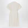 Burberry Ivory trench dress in viscose