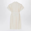 Burberry Ivory trench dress in viscose