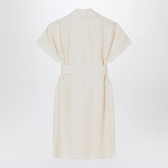 Burberry Ivory trench dress in viscose