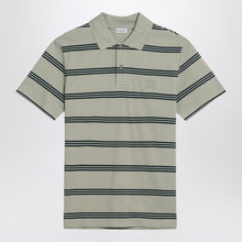  Burberry Striped polo in cotton piqué