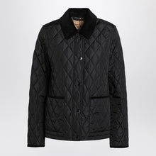  Burberry Black quilted nylon jacket