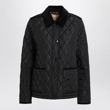  Burberry Black quilted nylon jacket