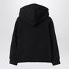Burberry Black sweatshirt with Check motif detail
